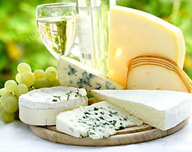 Cheese and wine