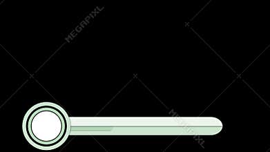 Green banner lower third full hd 1080p animation frame strip png+alpha motion tv screen element