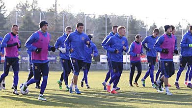 Training session of Ukraine National Football Team