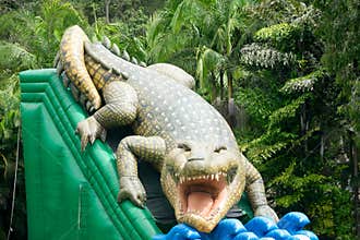 Childrens Inflatable Crocodile