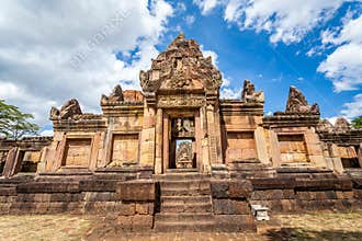 Prasat Hin Mueang Tam Hindu religious ruin located in Buri Ram Province Thailand