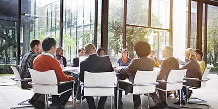 People Meeting Communication Corporate Teamwork Concept