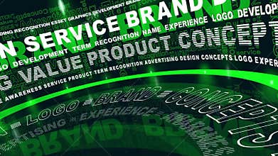 Brand words in motion