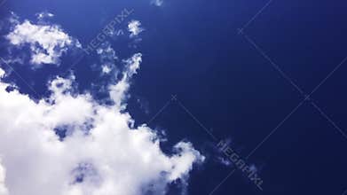 Rotating cloudy sky