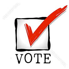 Checkbox Red Vote