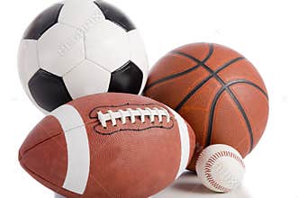 Sports ball on White