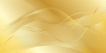 Gold texture abstract luxury background Greeting cards decoration wavy pattern modern design home decor print web template vector