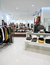 Interior of shopping mall