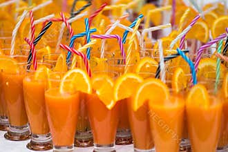 Orange juice cocktail