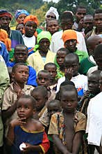2nd Nov 2008. Refugees from DR Congo