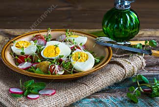Potato and egg salad