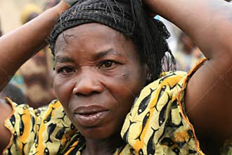 2nd Nov 2008. Refugee from DR Congo