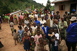 2nd Nov 2008. Refugees from DR Congo
