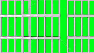 Animation of Closed Jail bars