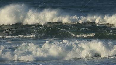 Large coastal waves