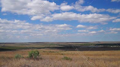 Heart like clouds on Crimea skies
