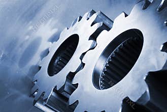 Mechanical composition in blue