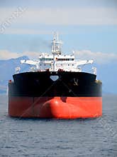 Black oil tanker