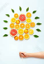 Citrus bouquet.