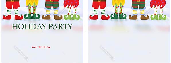 Christmas Party Invitation Card