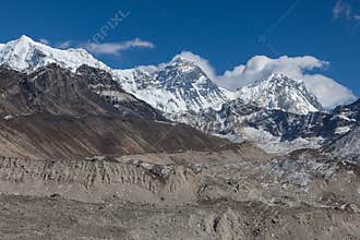 Mount Everest Peak (Sagarmatha, Chomolungma).