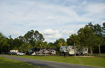 A campground in america