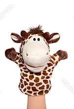 Giraffe puppet