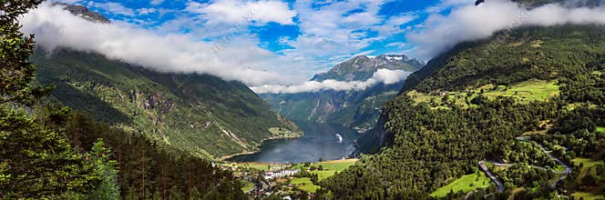Geiranger fjord, Norway.