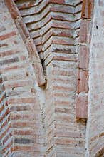 Brickwork on old building