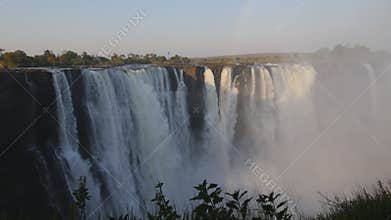 View of Victoria Falls from Zimbabwe side