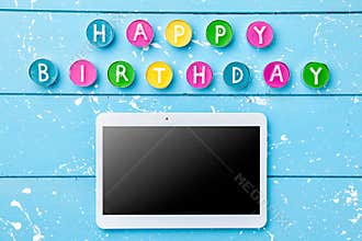 Colorful Happy Birthday background