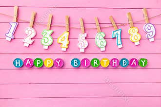 Colorful Happy Birthday background