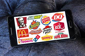Fast food franchises brands and logos