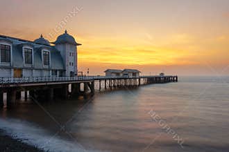 Penarth Pier, Pebble Beach and Sunrise