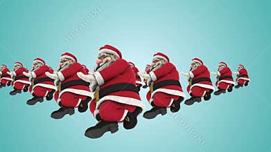 Group of Santa hip hop dance 5