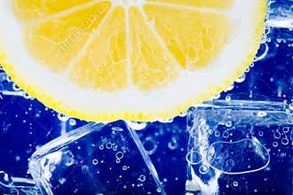 Lemon and ice