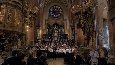 Childrens Choir in Gorgeous Storkyrkan Church