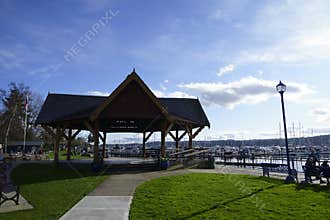 Seattle suburb northwest America countryside