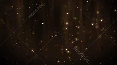 Particles bokeh motion cinematic background loop