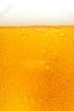 Fresh golden beer texture
