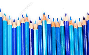Blue pencils