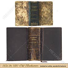 1836 & 1881 old bookcovers