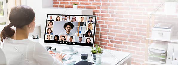 Online Video Conference Call
