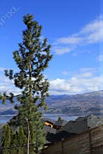 Kelowna lifestyle - roof top views for Realestate brochures