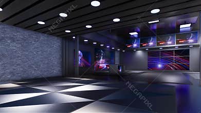 3D Virtual TV Studio News