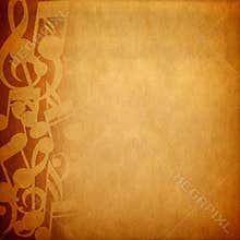 Music note background