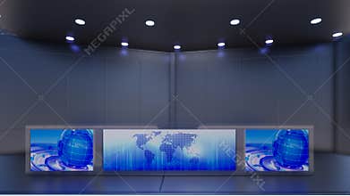 3D Virtual TV Studio News