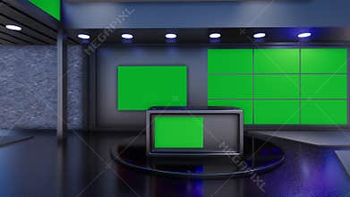3D Virtual TV Studio News