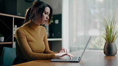 Confident Woman Work From Home .