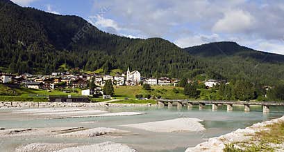 Small Mountain Town by Turquoise River